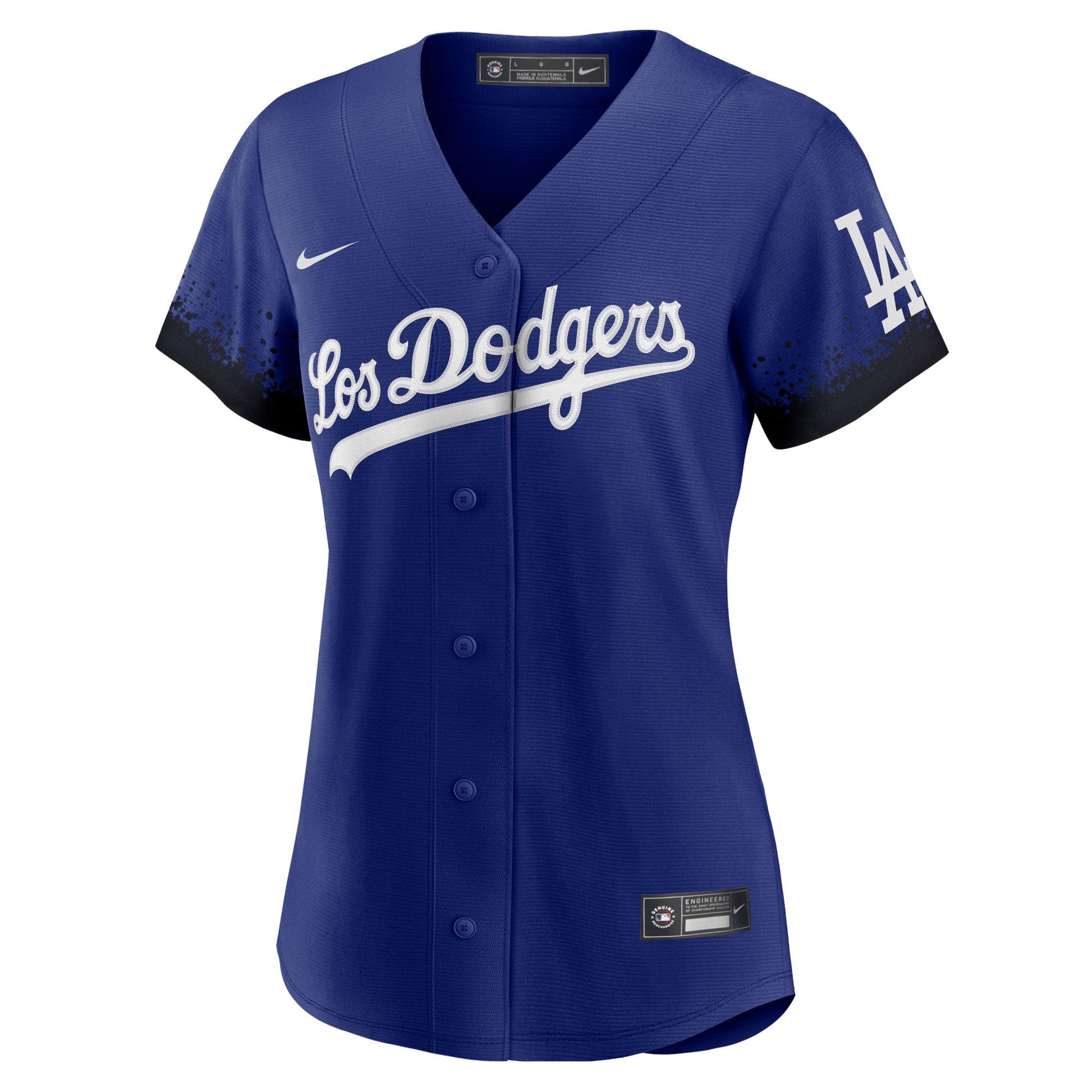 Nike Women's Los Angeles Dodgers Blue Pride V-Neck T-Shirt